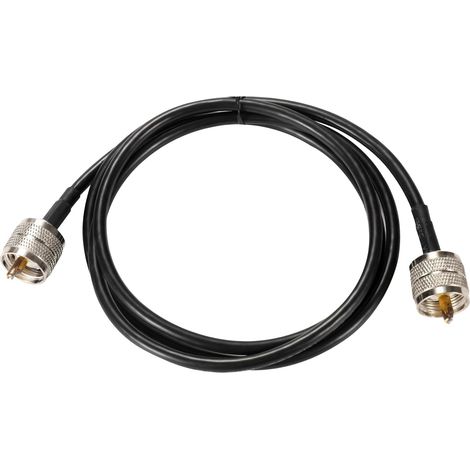 1 Pièce Câble coaxial RG58,Connecteur UHF mâle PL-259,Impédance 50 Ohm,Pour radio HAM,CB,analyseur d'antenne