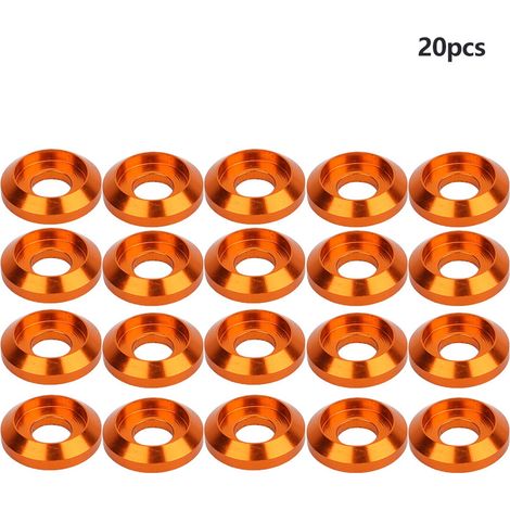 Lot de 20 rondelles d'étanchéité en alliage d'aluminium 6061 pour vis à six pans creux M3 (1/5)