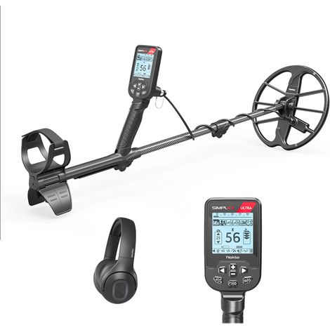 Détecteur de métaux Simplex Ultra – Étanchéité jusqu'à 5m – Casque sans fil WHP – Puissant et ergonomique pour tous terrains