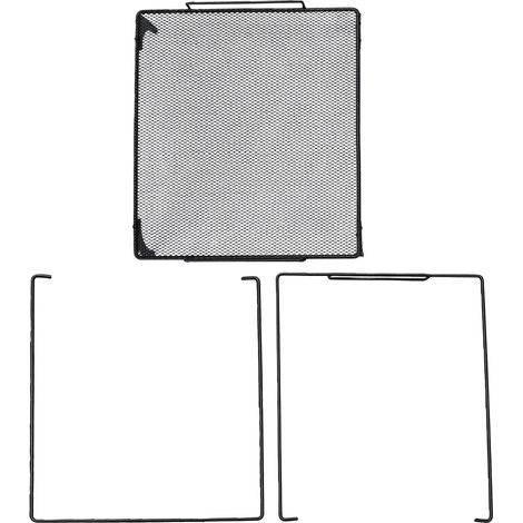 Étagère de casier pliable empilable organisateur en métal grillagé rack ventilé pour maison, école, bureau, placard (1/5)