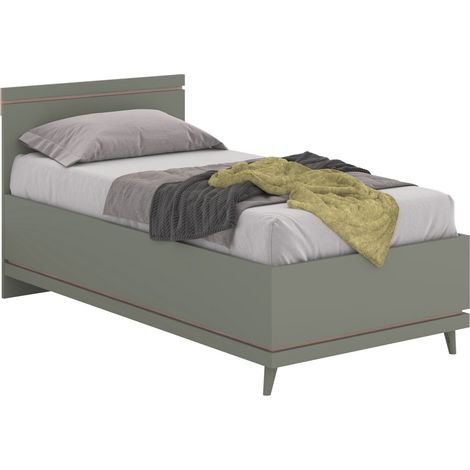 Cama Fertalu 107, 100 x 200 cm, Individuales, 100x200, Aglomerado laminado, 105x201x100cm (1/5)