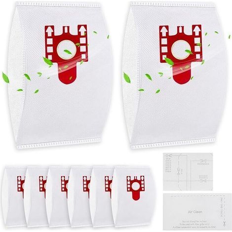 15 Remplacement Sac pour aspirateur Miele Compact C2 Compact C1 Complete C1 FJM série S2 S3 S4 S5 S6 S7 avec 2 filtres (1/5)