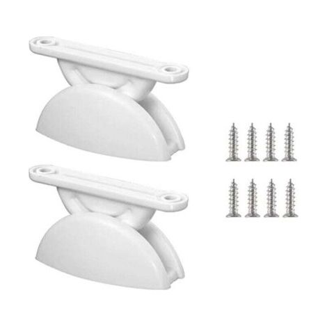 2 Paires Bloc Porte Caravane en Plastique Bloque Porte Camping Car Butée de Porte Camping Car Retenue de Porte Caravane T Forme Arret de Porte Camping Car pour Cargo Remorque RV Bateaux