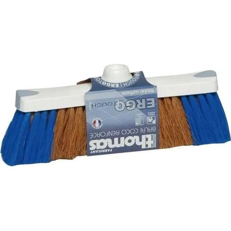 Thomas modello ergonomico scopa blu 29 cm fibra di cocco
