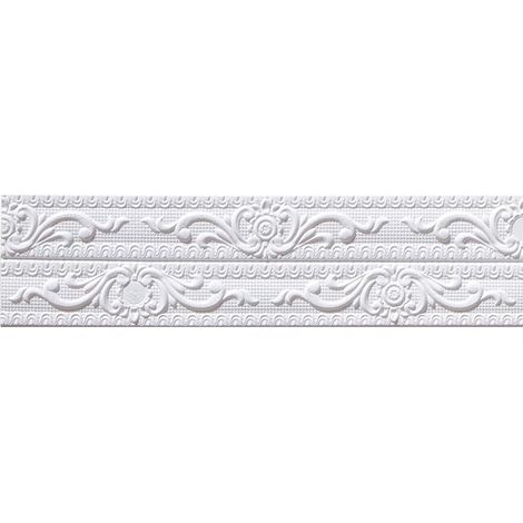 Bande décorative en mousse souple de 12 cm x 2,3 m, autocollante et pliable, idéale pour la décoration intérieure. (1/5)