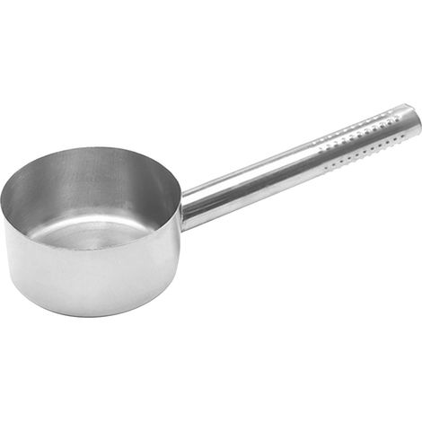 Petite casserole en acier inoxydable avec poignée, résistante à la chaleur, pour plaques à induction et restaurants, 1,5 kg, 14,5 x 7,5 x 23,5 cm. (1/5)