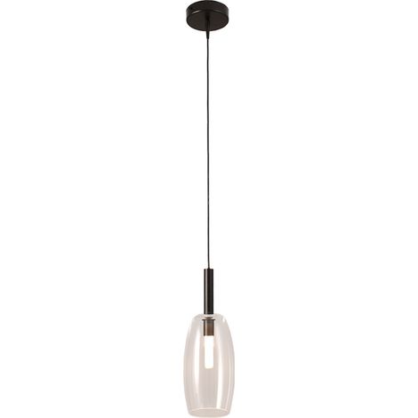 Lampe pendante Ø 11,5 cm Lido Olive avec du verre transparent - 2860-05-00-4 (1/3)