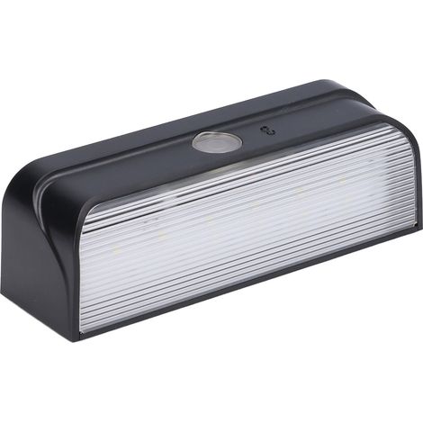 Applique murale LED solaire à capteur de luminosité, économie d'énergie, étanche IP65, résistante à l'humidité, installation facile, éclairage extérieur (1/5)