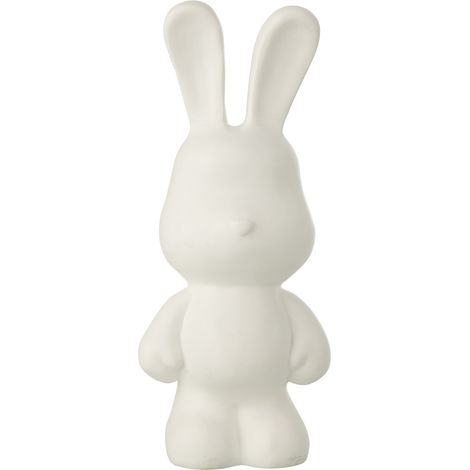Statuette Lapin en Résine "Eddy" 49cm Blanc