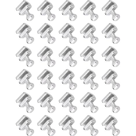 30 crochets orthodontiques en acier inoxydable, pliables et portables pour appareil dentaire (30 unités) (1/5)