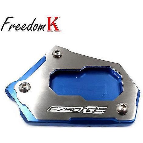 CNC-gefräste Seitenständer-Verlängerungsplatte für BMW F850GS, F750GS, F850, F750GS, F 750GS, F 850, F750GS, Blau