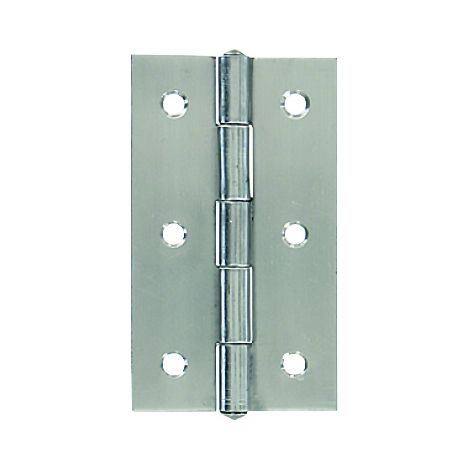 Edelstahl-Scharnier 80x45 - 2 Stück - Vynex
