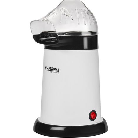 Machine À Popcorn 1300 W Blanche Compacte Pour Maison Fêtes Cinéma