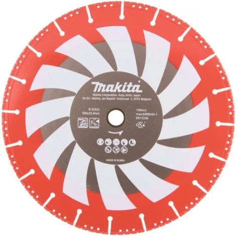 Makita B-55332 Rescue Disco diamantato 305 mm per operazioni di recupero (1/2)