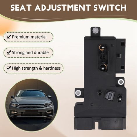 1 color: Black Material: Plastic Car seat switch, seat adjustment switch 7P695974 (1/5)