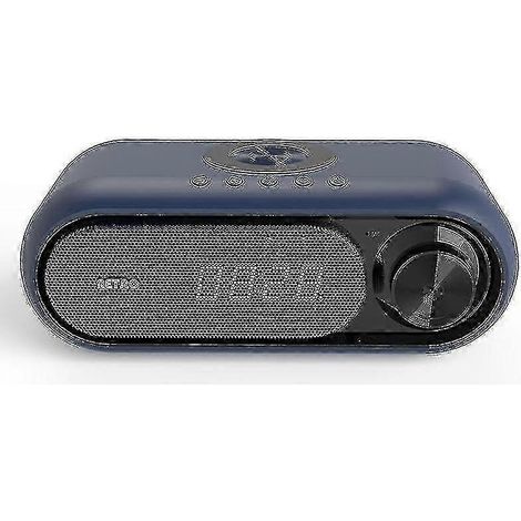 Réveil numérique avec chargement sans fil et haut-parleur Bluetooth LED. (1/5)