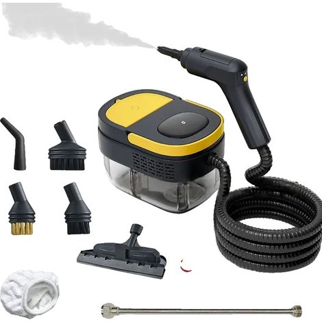 Nettoyeur à vapeur portatif, haute puissance, utilisation multifonctionnelle, 200848-jauneEU (1/2)