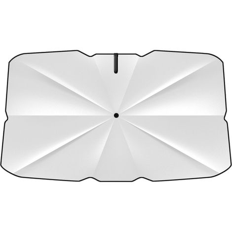 Auto-Sonnenschutz für die Windschutzscheibe, faltbarer Front-Sonnenschirm, UV-Schutz und Hitzeschutz, reflektierend, Innenraumschutz für Limousine und SUV (L)