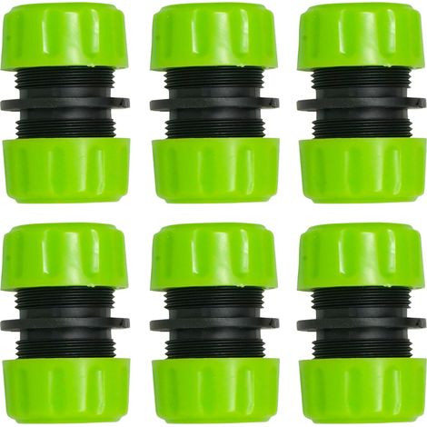 Dapetz ® Hose Joiner 1/2 Inch, Hose Repair Connector, Quick and Easy, UV-Resistant ABS Plastic, Hose Repair Connector Extender for Join 1/2 inch Garden 6PCS (1/5)