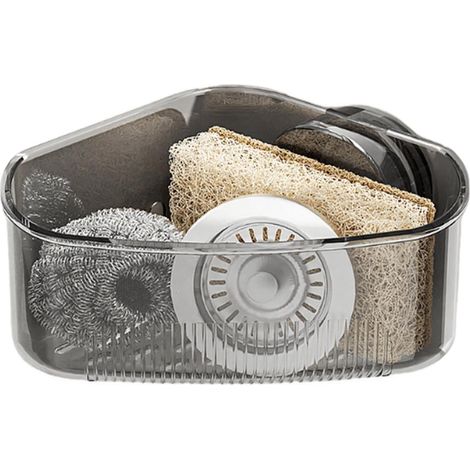 éponge pour lavabo Organisateur d angle pour lavabo Boîte de (1/5)