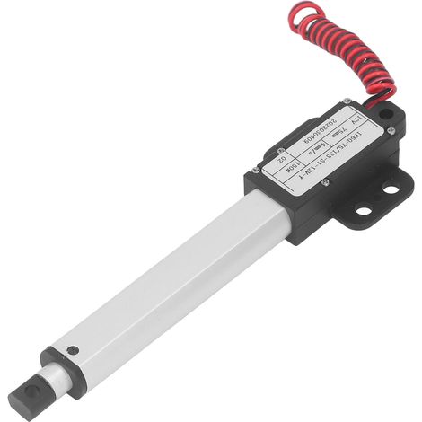 Miniatur-Linearantrieb, 150 N, 75 mm Hub, mehrfacher Schutz, 12 V, mit Montagehalterung (1/5)
