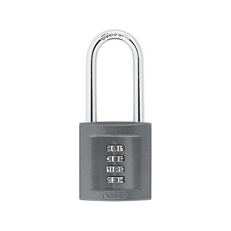 Cadenas à combinaison - ABUS - 158/50HB50 - 4 chiffres - Haute anse - Acier cémenté