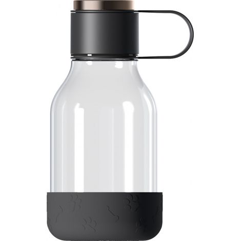 Ad-N-Art Asobu - Dog Bowl - Flasche aus Tritan avec Hundenapf 1,5 Liter Noir (TWB20 black)
