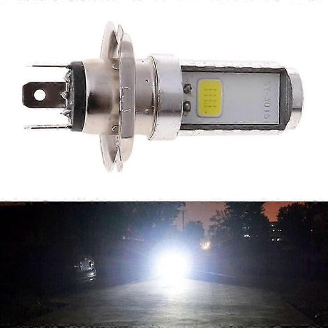 Ampoule LED H4 15 W pour moto, feux de route/croisement, phare avant pour Honda et Kawasaki (1/5)