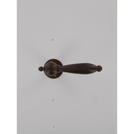 Coppia di maniglie a leva Béarn Rust BRIONNE su rosone Ø43 - V.6251640RO