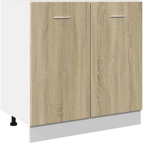 Bottom Cabinet Lyon Sonoma Oak 80x46x81.5 cm Engineered Wood vidaXL
