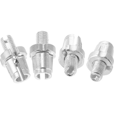 Support de frein de VTT (M7) pour 4 vis de réglage de levier de frein de vélo, argent. (1/2)