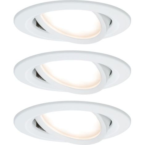 Paulmann 93485 Nova Einbauleuchte 3er Set LED LED 18 W Weiß (matt) (1/2)