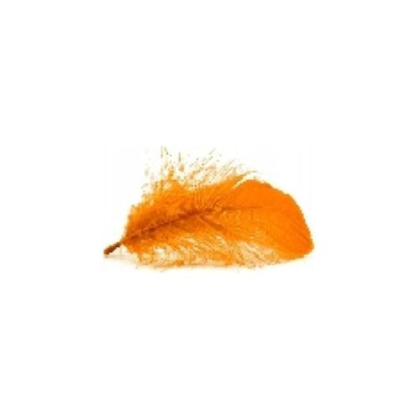 Piume decorative, 1 confezione, arancione chiaro (1/5)