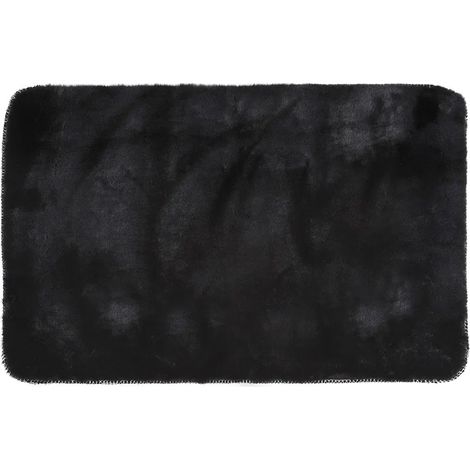 Tappeto doccia nero antiscivolo 40x60 cm in poliestere (1/3)