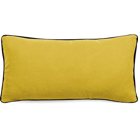 Housse de coussin PRELUDE en lin et coton 55x110 cm (1/5)