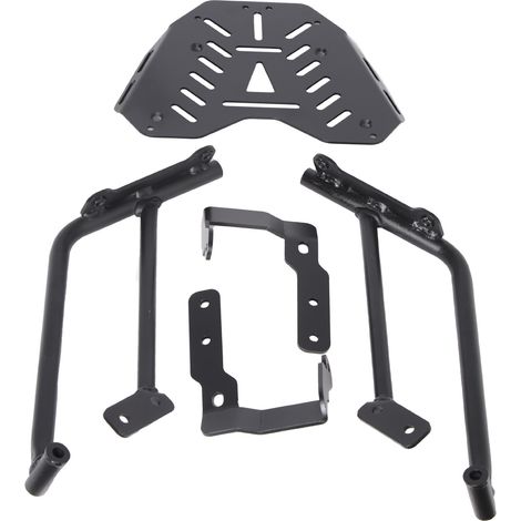 Carbon steel rear luggage rack compatible with the Yamaha NVX155 motorcycle. Compatible with rear luggage racks, top cases, luggage racks, and trunk luggage racks. (1/4)