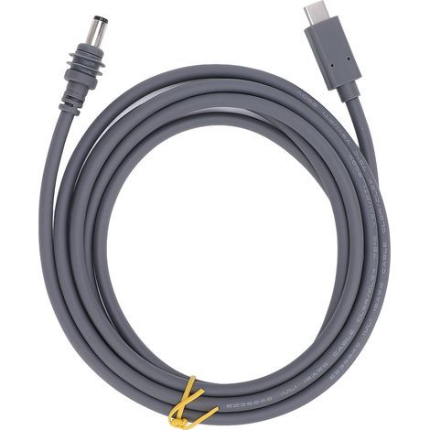 4,9 m langes USB-C-auf-DC-Netzkabel, wasserabweisend, 20 V, 5 A Eingang, zylindrischer Stecker für 100-W-PD-Ladegerät (1/5)