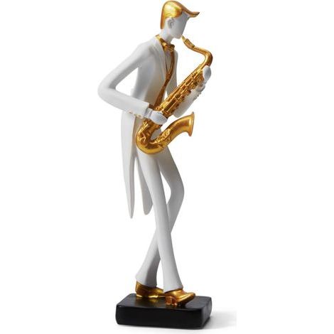 Musikerfigur, Skulptur, Musikstatue, Dekoration, Harz, Klavier (1/5)