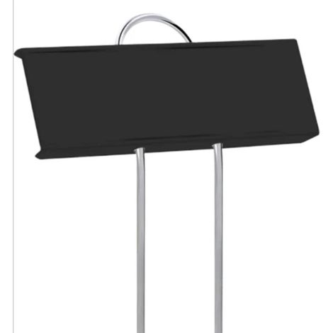 Étiquette métallique pour plantes, panneau de jardinage, étiquette imperméable pour plantes (deux en fer et noir) (1/3)