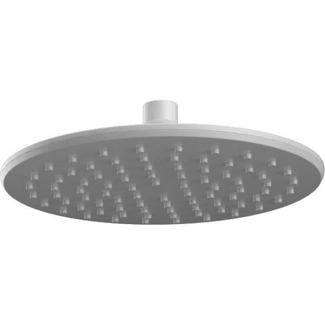 Soffione per doccia tondo finitura bianca diametro 20cm  KAM-KANDA BIANCO kamalu