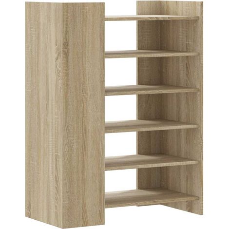 Maison Exclusive - Zapatero madera ingeniería roble Sonoma 74,5x3