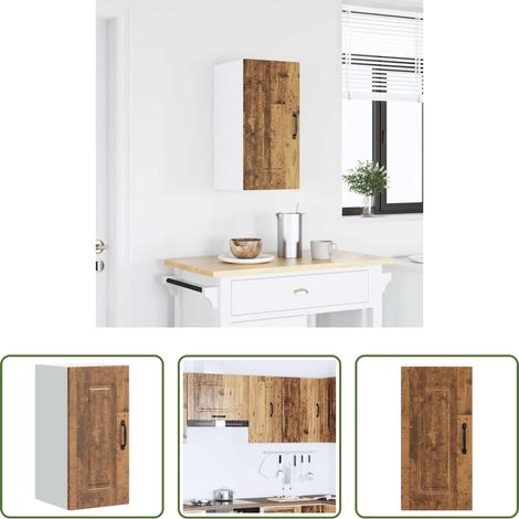 vidaXL Altholzoptik - Küchen-Hängeschrank Kalmar Altholz-Optik Holzwerkstoff (1/5)
