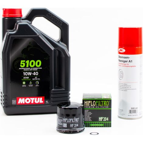 Kit Entretien Vidange Standard pour HONDA ST 1300 Pan European de 2002 à 2008 - MOTUL 5100 10W40 4L