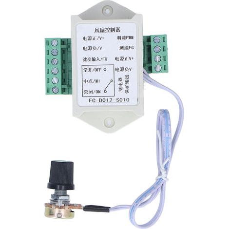 12V 4-Draht-PWM-Lüftersteuerung, Motorblockierschutz, Drehzahlregler mit Erkennung CD012S010 (1/5)