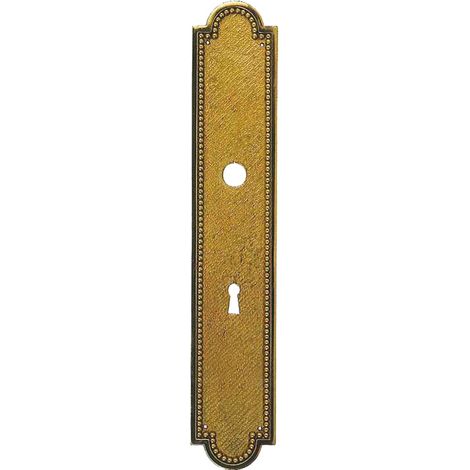 Plaque louis xvi perlé - Modèle : Clé L - DUBOIS