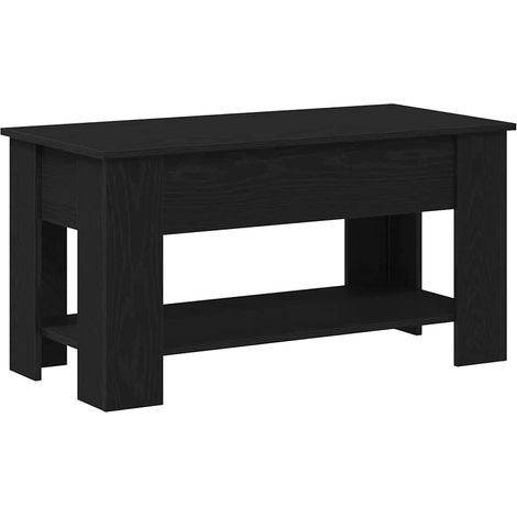 Maison Exclusive - Mesa de Café Roble negro 101 x 49 x 52 cm Made
