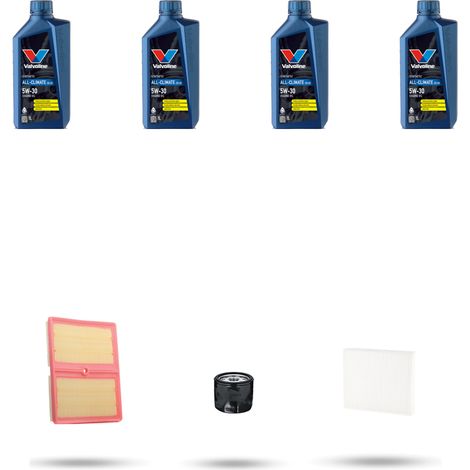 Kit tagliando 3 FILTRI e 4L OLIO compatibile con Seat Ateca (KH) 1.0 TSI 85kw Dal 2016 (1/5)