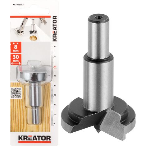 Mèche Forêt Charnière ø30mm Précision Pour Charnières Encastrées - Kreator (1/4)