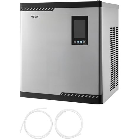 Pièce Détachée de Machine à Glaçons Commerciale, Tête Uniquement, Rendement 136 kg/24 h, Autonettoyante, Production Programmée et Épaisseur Réglable, pour Bar Restaurant Débit de Boissons (1/5)