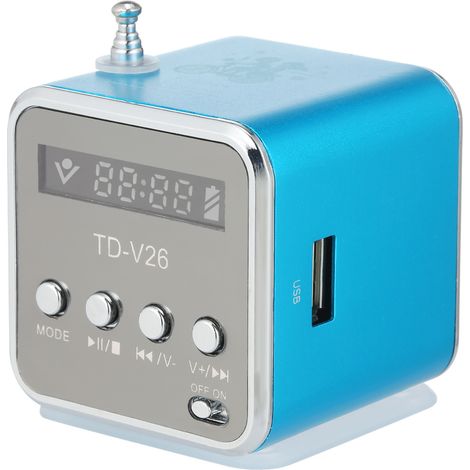 Enceinte Bluetooth Portable Avec Radio FM, Lecteur USB, Carte TF - Mini Haut Parleur 3W Pour PC Téléphone (1/5)
